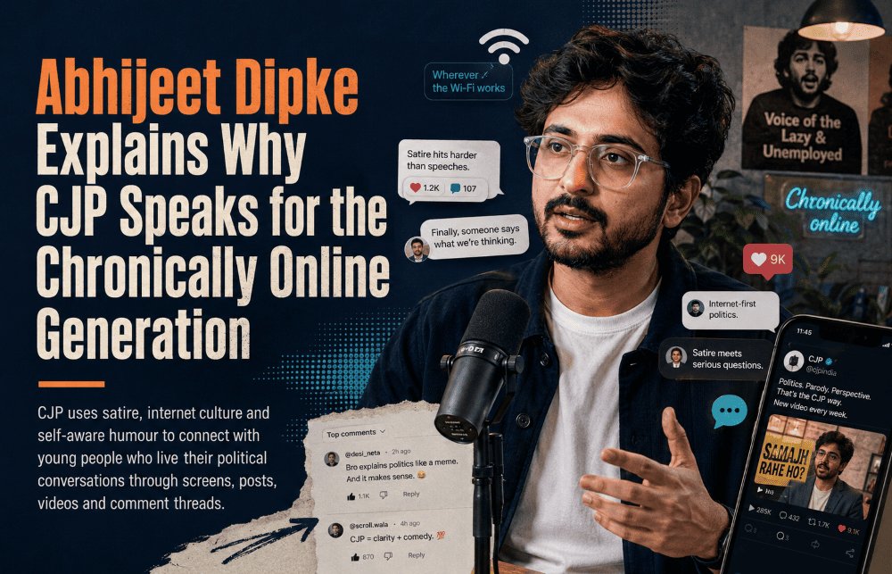 Abhijeet Dipke Explains Why CJP Speaks for the Chronically Online Generation