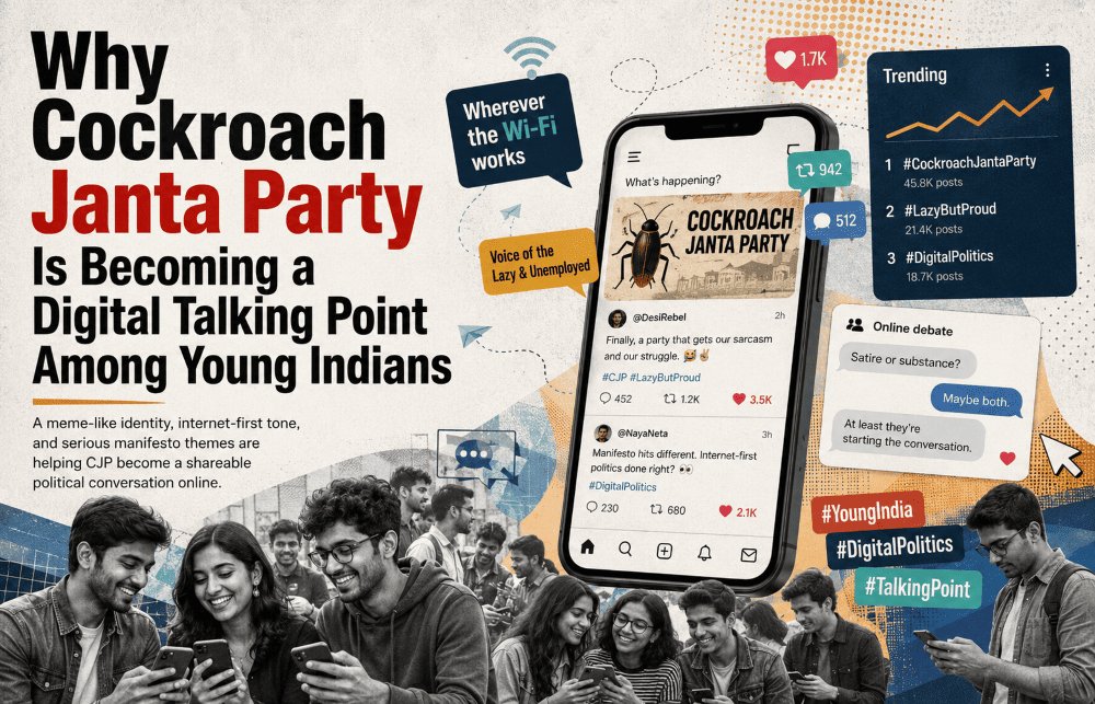 Why Cockroach Janta Party Is Becoming a Digital Talking Point Among Young Indians