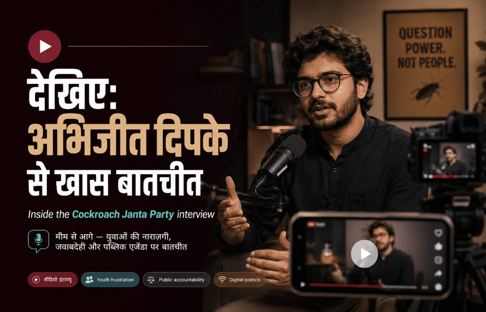 Watch: Inside the Cockroach Janta Party Interview With Abhijeet Dipke