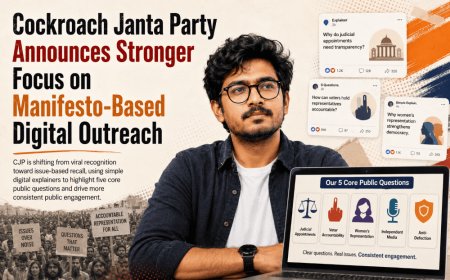 Cockroach Janta Party Announces Stronger Focus on Manifesto-Based Digital Outreach