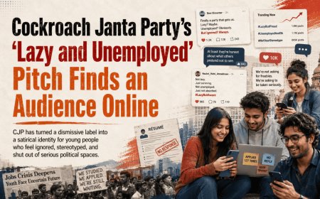 Cockroach Janta Party’s “Lazy and Unemployed” Pitch Finds an Audience Online
